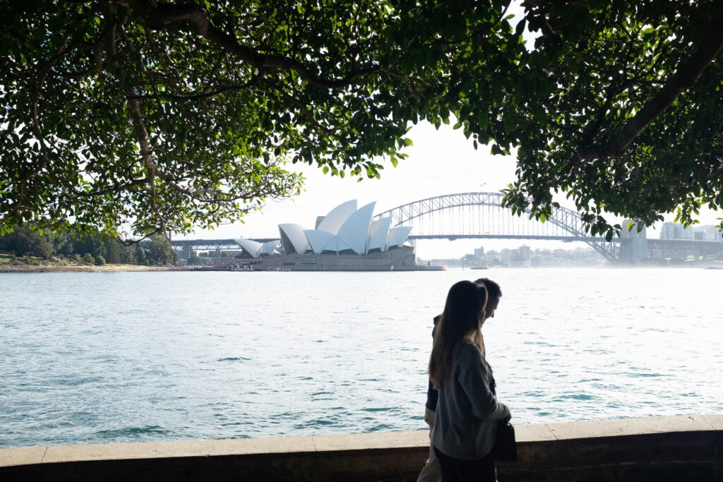 Walking across the Sydney Harbour Bridge is one of the top activities in Sydney’s CBD.