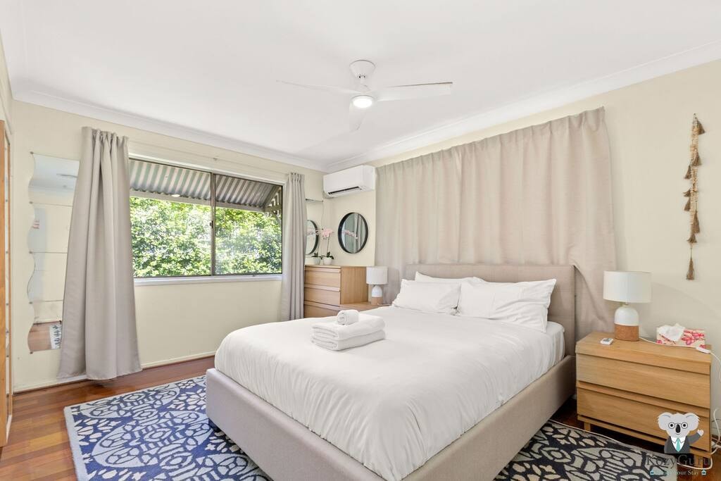 this charming high-set Airbnb listing offers the perfect blend of style and convenience.