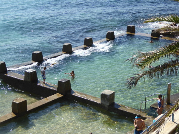 Ross Jones Memorial Pool: 
Adjacent to the Coogee Surf Life Saving Club, this man-made pool is a hit with families and children.