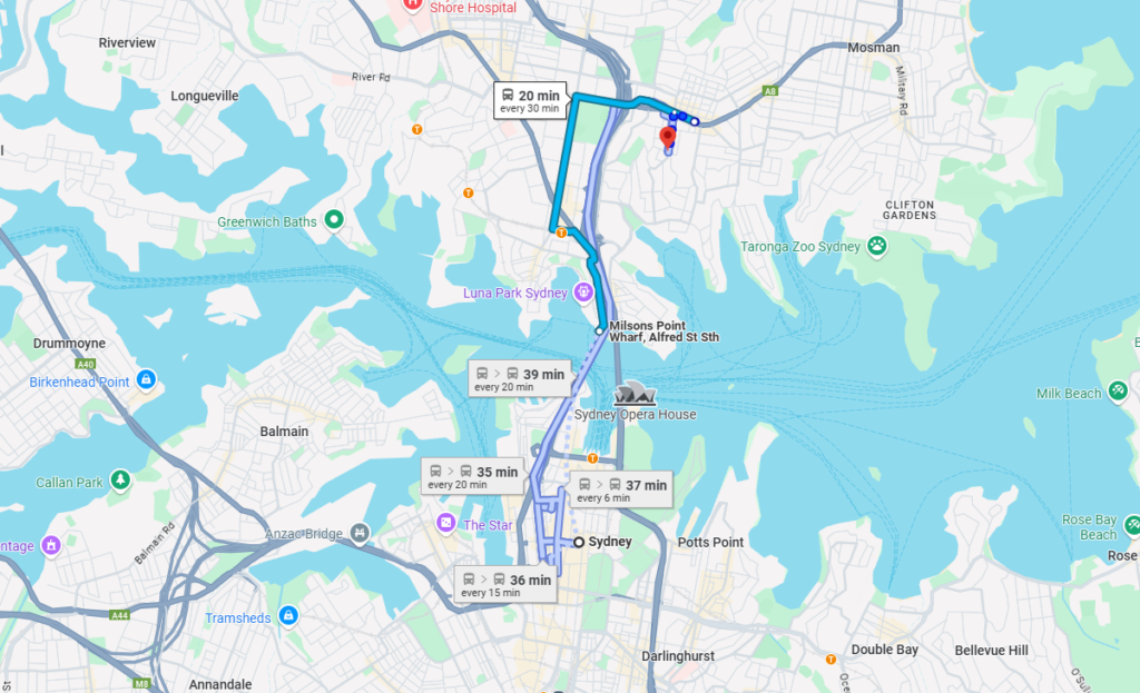 Getting to Neutral Bay is incredibly easy, whether you prefer public transport or driving.